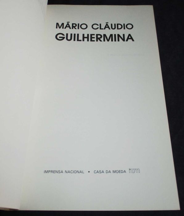 Livro Guilhermina Mário Cláudio Biblioteca de Autores Portugueses