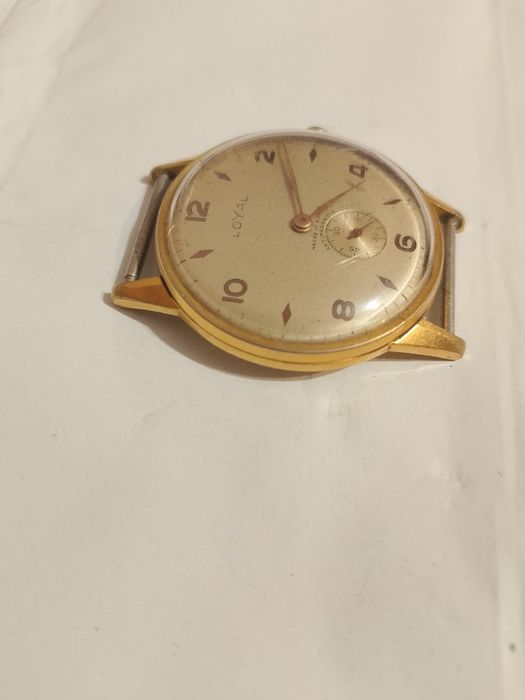 Ładny Stary Zegarek Vintage Loyal 17  jewels lata 50/60te