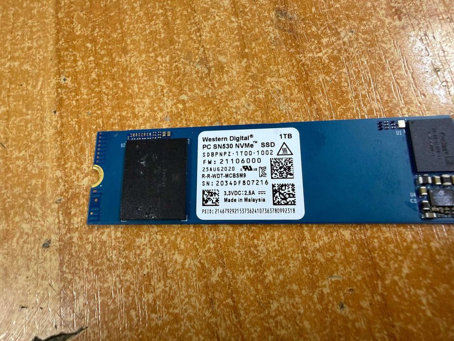 SSD NVME 2280 WDC SN530 SDBPNPZ-1T00-1002 1TB