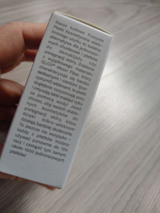 Glov wielorazowe płatki waciki do demakijażu 3 sztuki