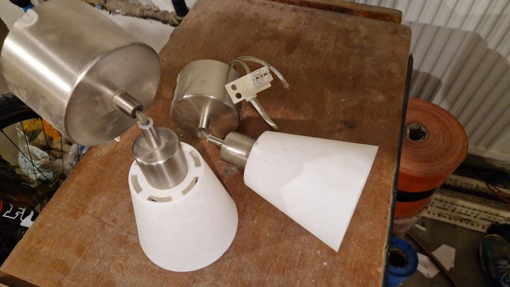 3 lampy zestaw 3 szt. oprawa biała tanio