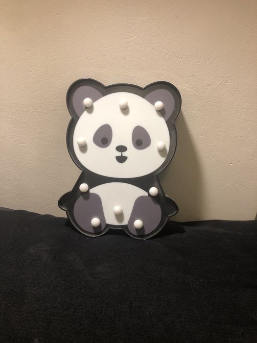 Lampka panda na baterie