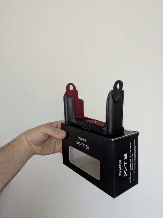 Leather case Xt3 BLC-xt3 Fujifilm base proteção pele Original