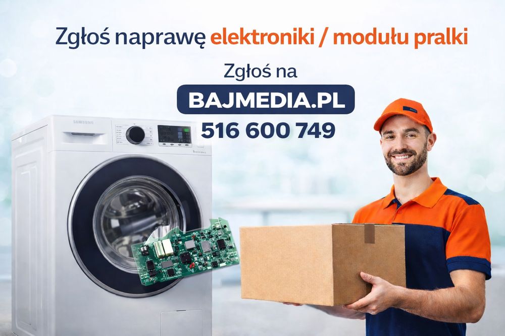 Naprawa modułu/sterownika pralki Samsung/Bosch i nie tylko