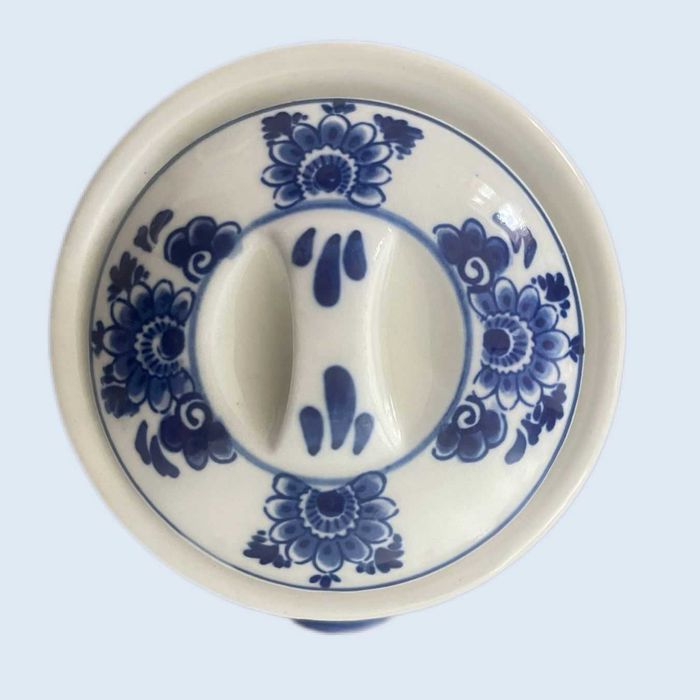 Pote de mostarda holandesa Porcelana Delftware