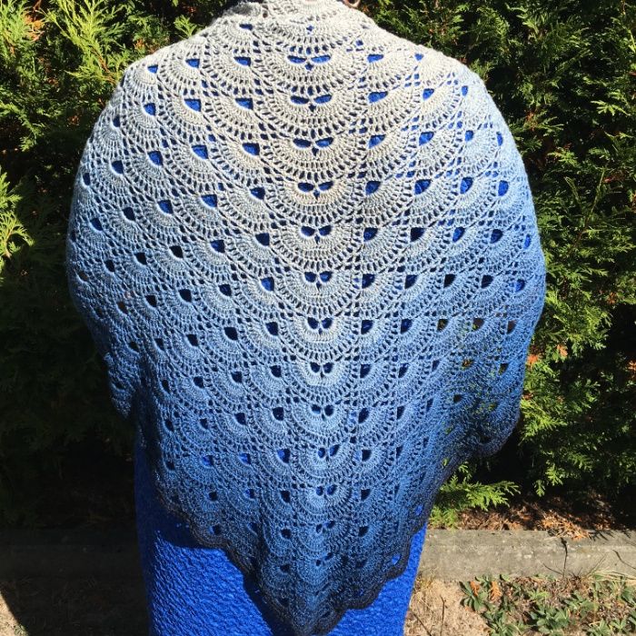 Chusta XL szydełko handmade