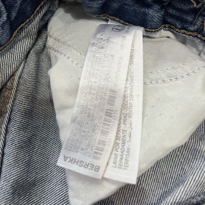 ЯК НОВІ Стильні жіночі джинси Bershka Baggy світло-блакитні, розмір М