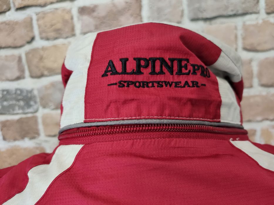 Alpine pro zimowa kurtka narciarska czerwona l