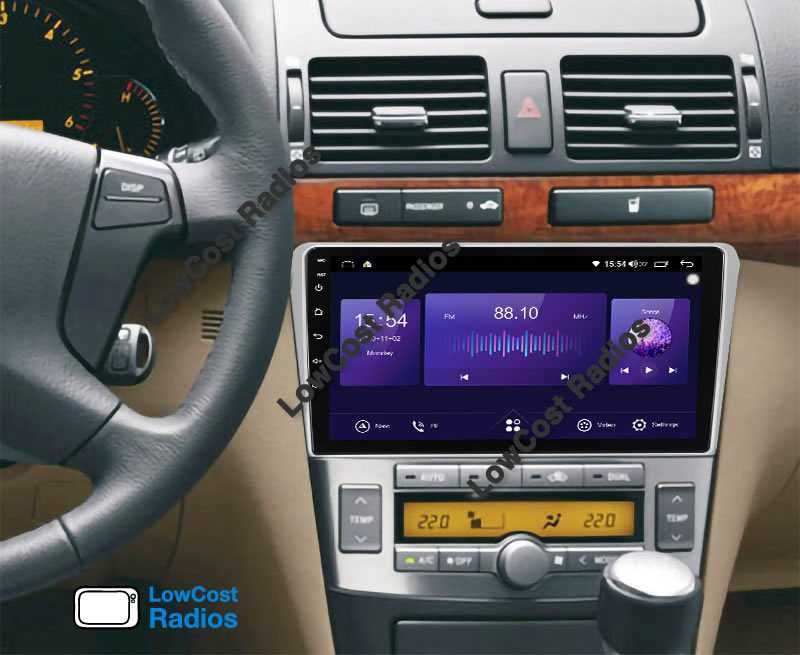 Auto Rádio 9' TOYOTA Avensis T25 T27 (2002 a 2015) | GPS BT APPS WIFI