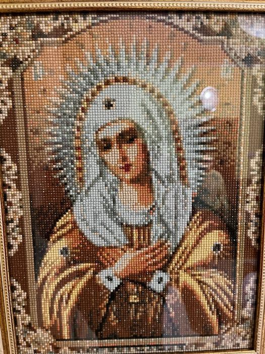 Алмазная вышивка "Икона Умиление Пресвятой Богородицы"