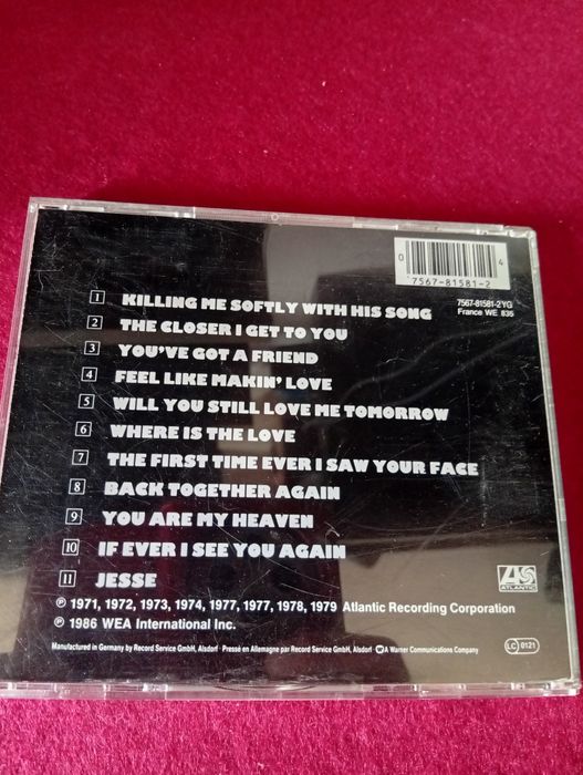 CD audio best of Roberta flack