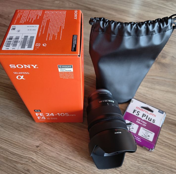 Obiektyw Sony FE 24-105mm f/4 G OSS. Stan idealny.