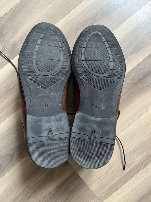 Buty męskie brązowe 41 Lasocki wyjściowe typ derby eleganckie
