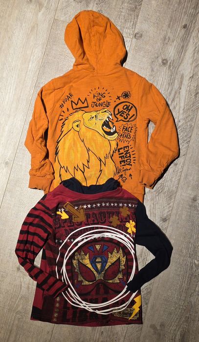 Bluza dwustronna i koszulka Desigual 5-6lat