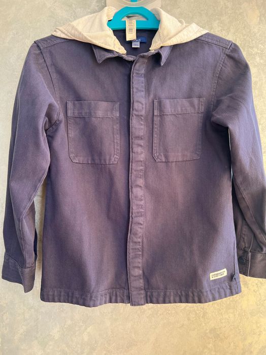 Класна джинсова сорочка ( нова, але без бірки)! 140 розмір