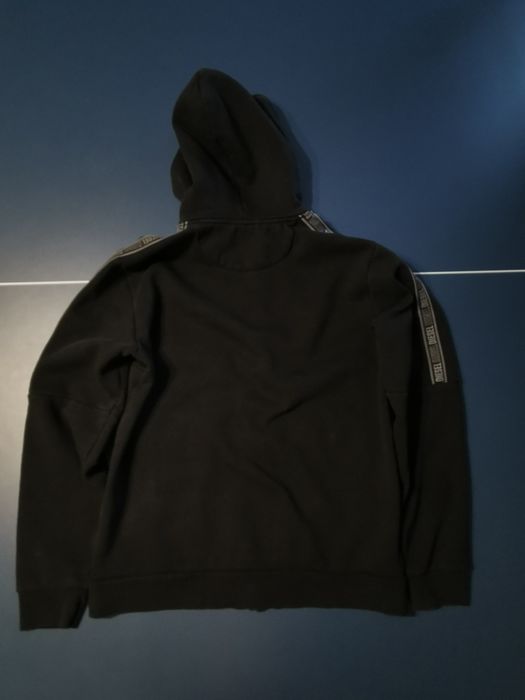 Bluza rozsuwana z kapturem Diesel Lampasy