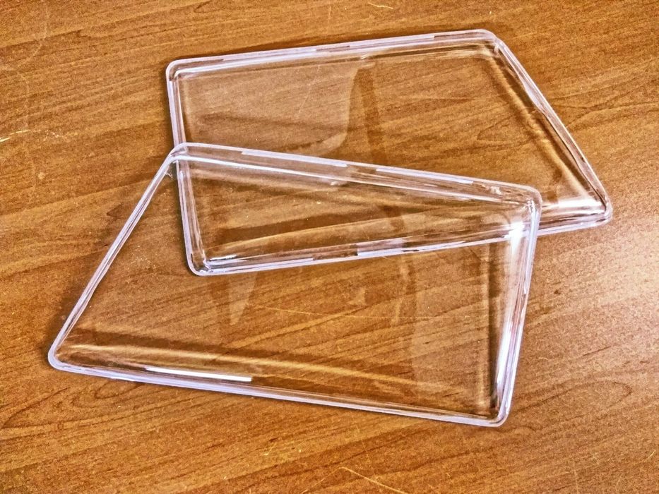 Прозорі/поліровані пластикові на фари скло фар Vito T4 Audi A6C4 A100