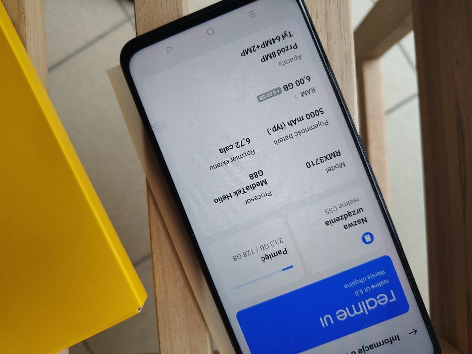 Telefon komórkowy Realme C55 6GB 128GB  pudełko ładowarka stan idealny
