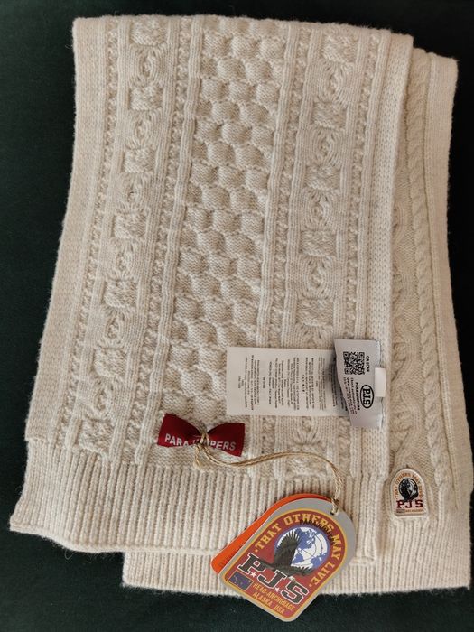 Parajumpers szal beżowy nowy wełna