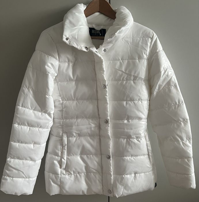 Kurtka biała pikowana Big Star S nowa