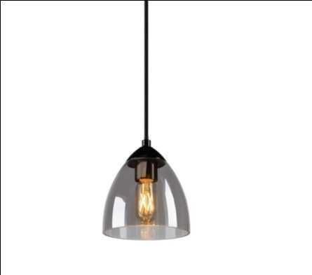 Iluminação técnica  com calha branca com 3 projetores led + 1 candeeiro suspenso