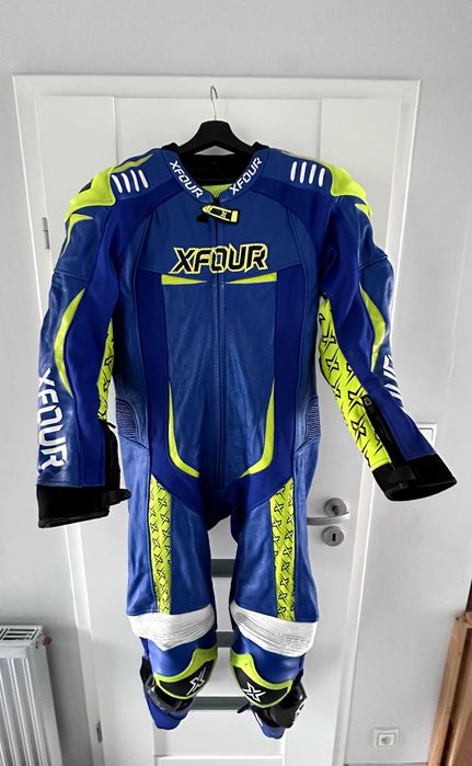 Kombinezon motocyklowy jednoczęściowy Xfour X-Four rozmiar 50 założony 5 x jak nowy Poznań