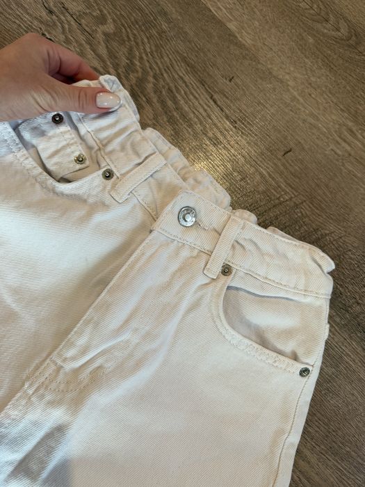 Джинси білі xs рвані