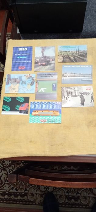 Calendários temática ferróviária anos 80-90