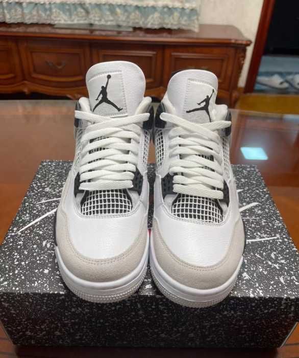 "Buty męskie Trampki" Jordan_4_retro_military_black R.38