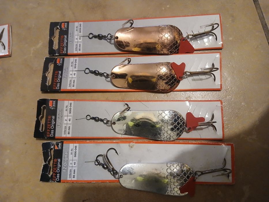 4 nowe przynęty wędkarskie 45g