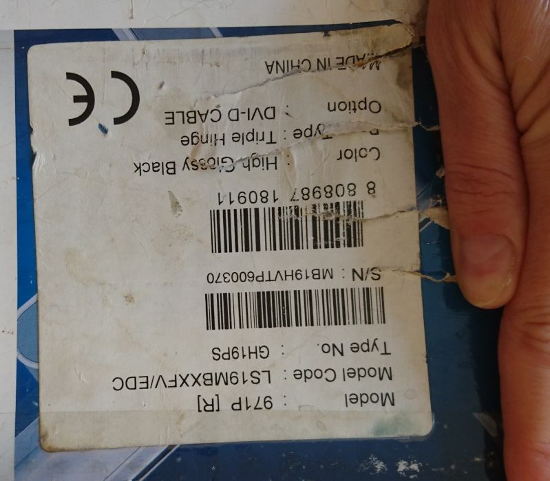 Монитор Samsung 19" Synk Master 971P