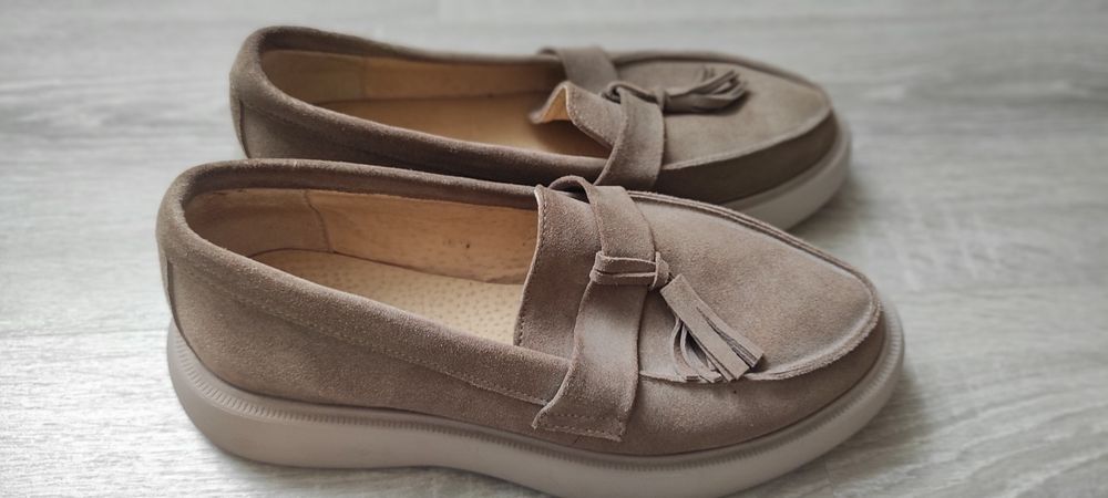 Лофери з натуральної замши