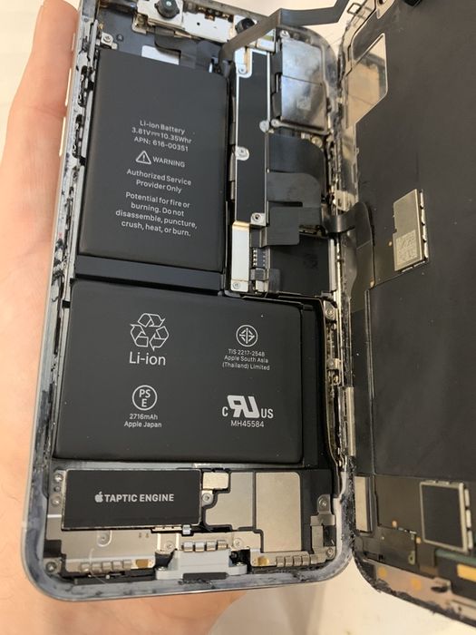 Запчасти iPhone X разборка камера динамик нижний шлейф вибро Face id