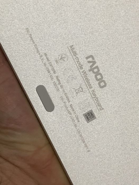 Teclado wireless branco Rapoo E9700M