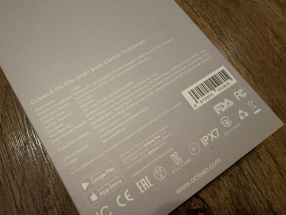 Szczoteczka soniczna Oclean X Pro Elite