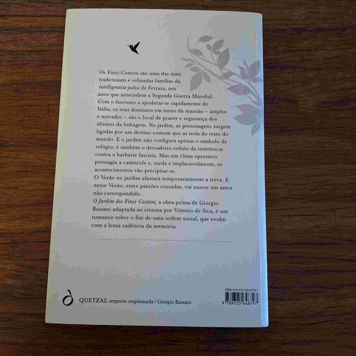 O Jardim dos Finzi-Contini - Giorgio Bassani