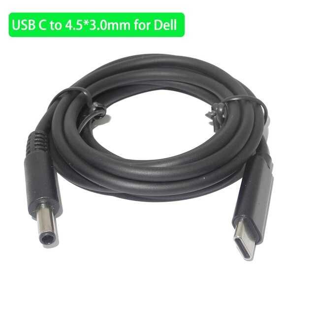 Кабель USB-C PD для ноутбука Dell PD Тригер USB-DС 4.5x3.0 мм