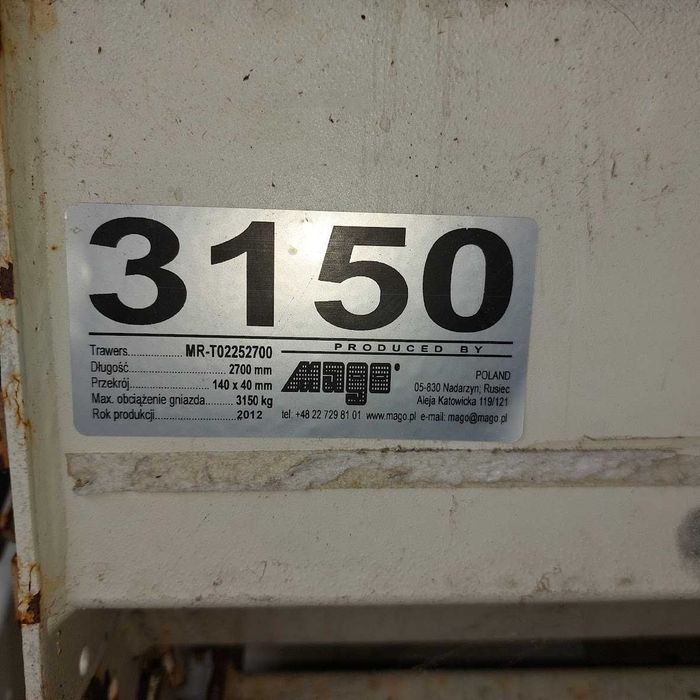 Trawers 3150 kg 270 cm
