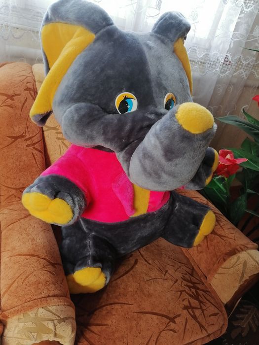 Мягка іграшка слон мякі іграшки для дітей