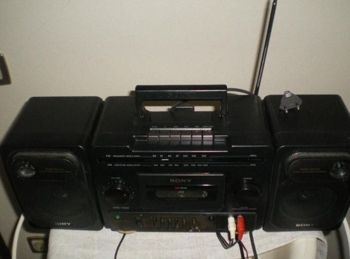 Rádio cassette corder Sony