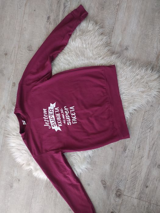 Bluza z napisem Jestem super dziewczyną ale ma już super faceta M