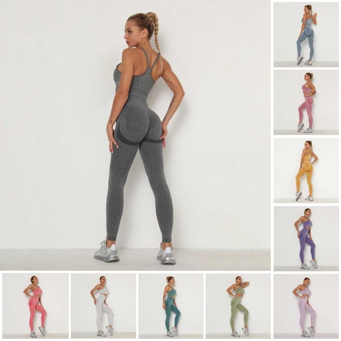 АКЦИЯ! Спортивный Комплект Бразилия (Леггинсы Пуш-Ап + Топ)