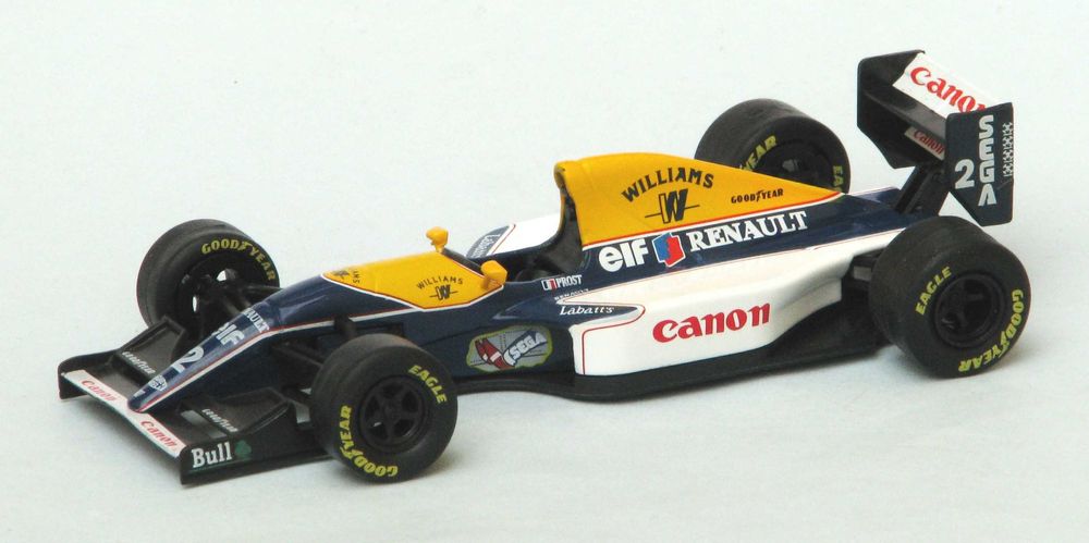 Williams Renault FW15C Fórmula 1 1993 Panini 1/43 c/ caixa e fascículo
