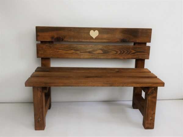 Mała ławeczka - SL brązowa