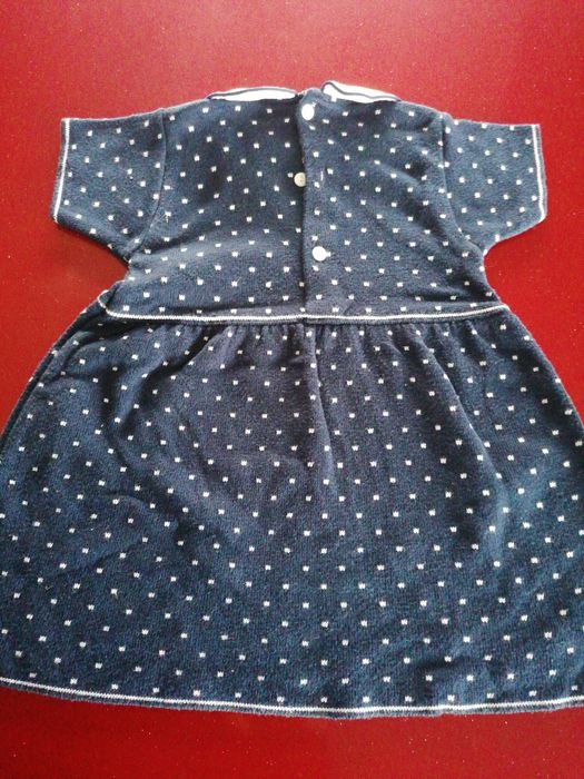 Vestido Malha Coudé mail - 6 meses