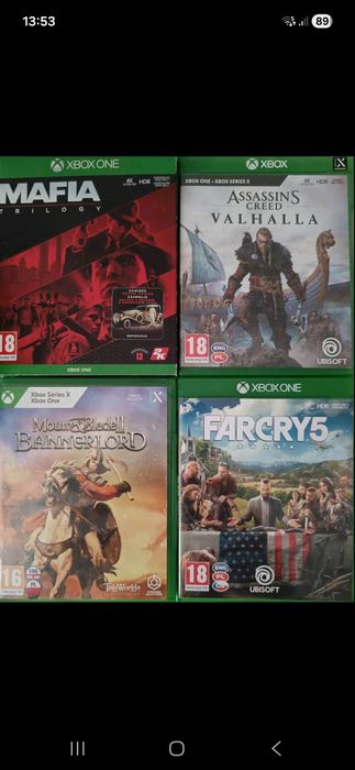 Płyty z grami Xbox