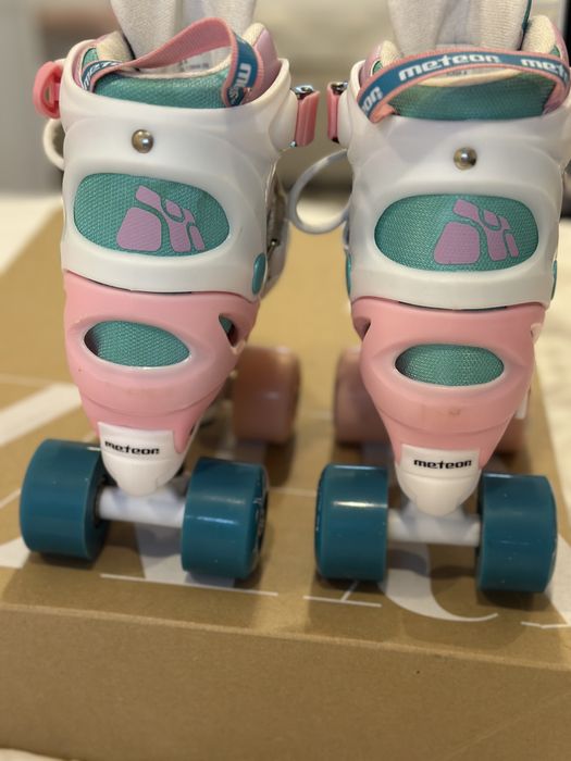 Wrotki dla dziewczynki rozmiar 31-34 ochraniacze gratis