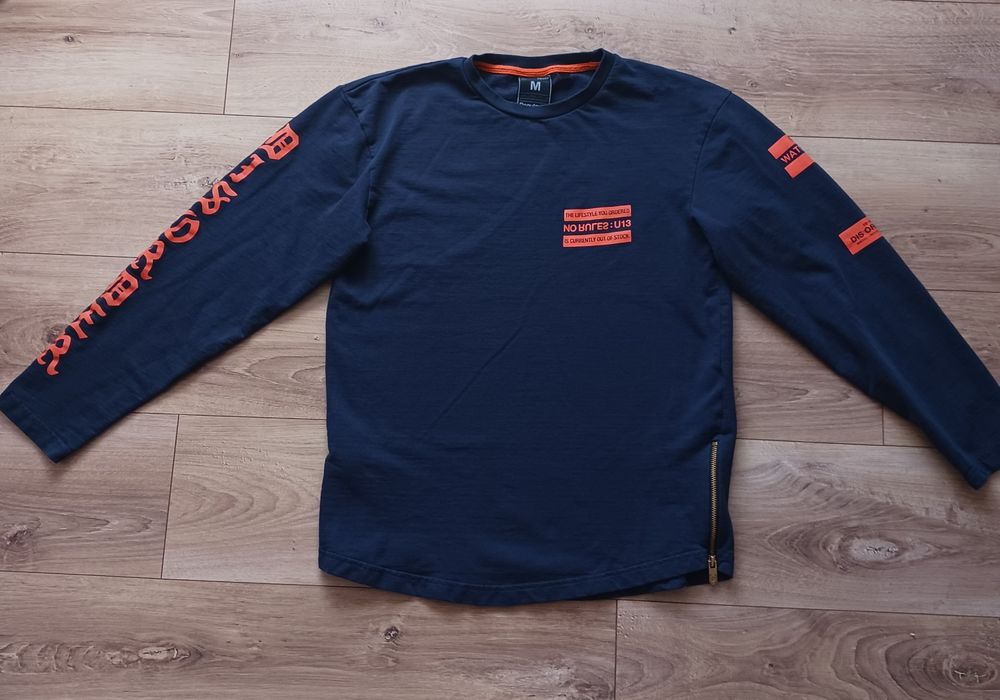 Bluza męska z zamkami po bokach cropp