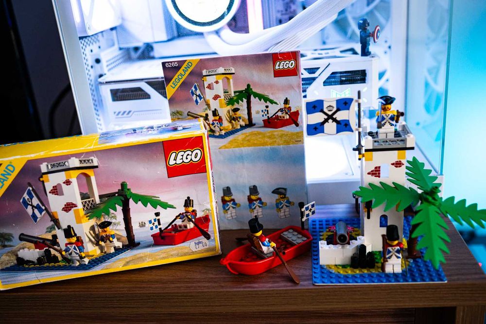 LEGO Piraci 6265 Sabre Island 1989 rok instrukcja + pudełko