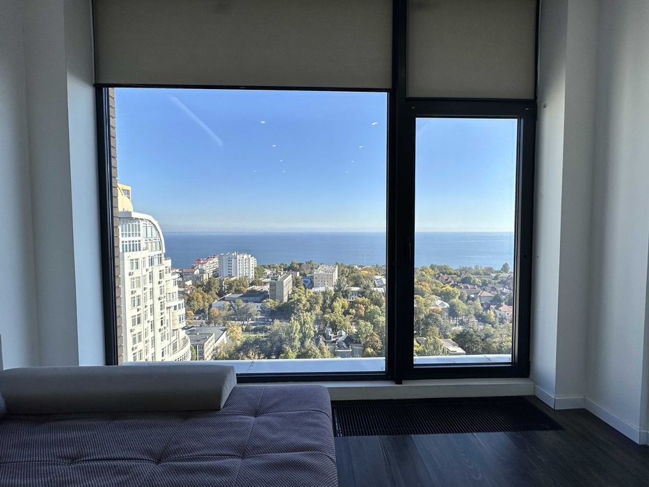 Новая 2комн с кухней студией на Французском бульваре, ПАНОРАМА МОРЯ